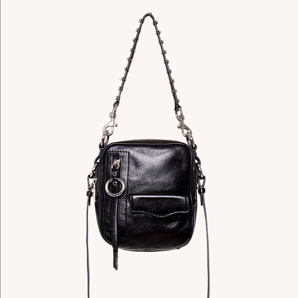 Rebecca Minkoff Black Jett Camera Crossbody Bag
